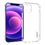 ENKAY HAT PRINCE Flexible Transparent TPU Cover Case with Anti-slip Strip on the Side for iPhone 13 mini 5.4 inch