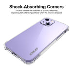 ENKAY HAT PRINCE Flexible Transparent TPU Cover Case with Anti-slip Strip on the Side for iPhone 13 mini 5.4 inch