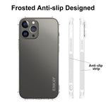 ENKAY HAT PRINCE Anti-Drop Ultra Clear TPU-skal med halkfri remsa på sidan för iPhone 13 Pro Max 6,7 tum