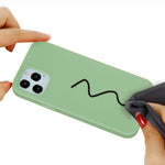 Liquid Silicone Solid Color Protective Phone Case for iPhone 13 Pro Max 6.7 inch
