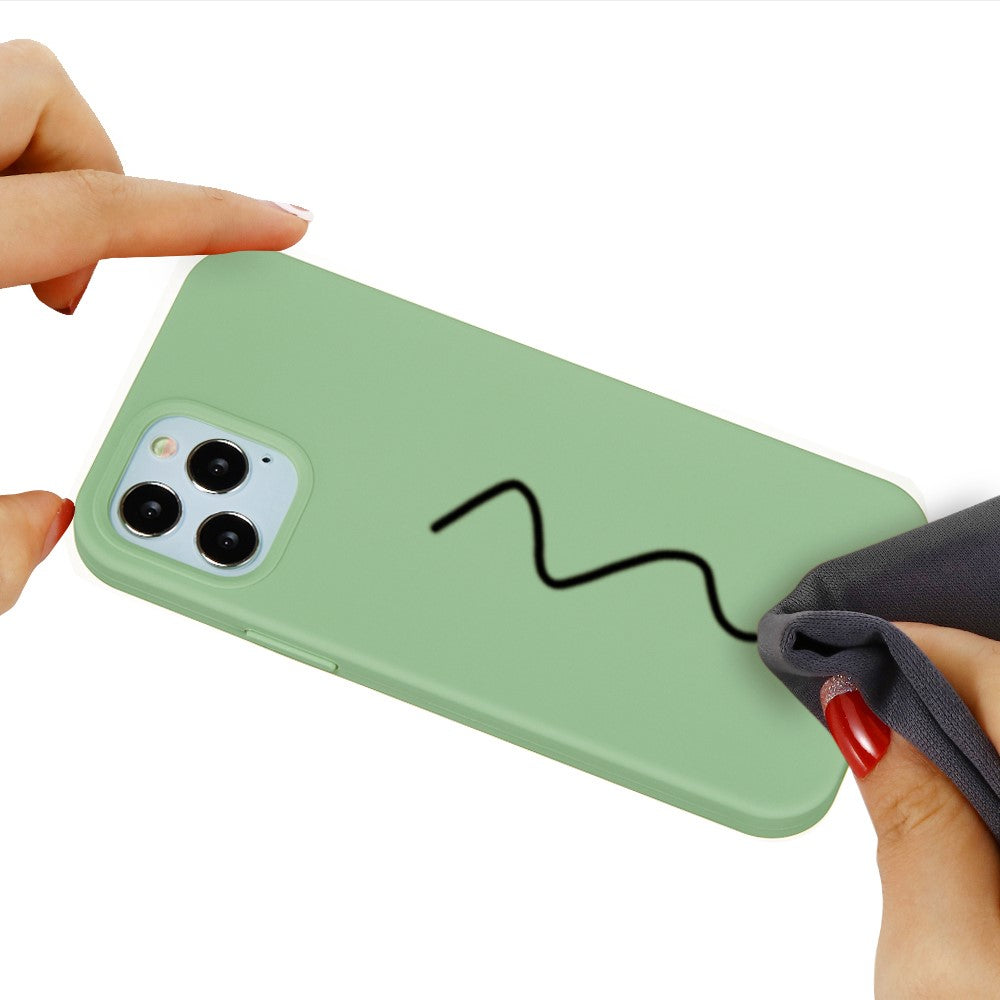 Liquid Silicone Solid Color Protective Phone Case for iPhone 13 Pro Max 6.7 inch
