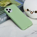 Liquid Silicone Solid Color Protective Phone Case for iPhone 13 Pro Max 6.7 inch