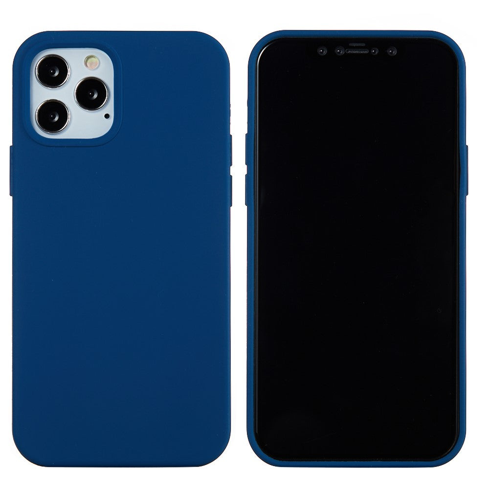 Flytande silikonfodral i enfärgat för iPhone 13 Pro Max 6,7 tum