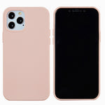 Flytande silikonfodral i enfärgat för iPhone 13 Pro Max 6,7 tum
