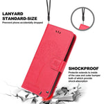 Wallet Stand Leather Case with Owl and Tree Imprinted for iPhone 13 mini 5.4 inch