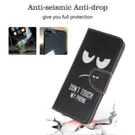 Cross Texture Pattern Printing Wallet Stand Leather Case Protector for iPhone 13 mini 5.4 inch