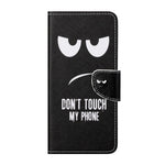 Pattern Printing Cross Texture Leather Case Wallet Stand Shell for iPhone 13 6.1 inch