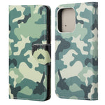 Pattern Printing Cross Texture Leather Case Wallet Stand Shell for iPhone 13 6.1 inch