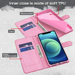 Cool 3D Pattern Printing PU Leather Magnetic Clasp Shockproof Stand Flip Cover with Strap for iPhone 13 mini 5.4 inch