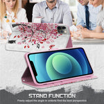 Cool 3D Pattern Printing PU Leather Magnetic Clasp Shockproof Stand Flip Cover with Strap for iPhone 13 mini 5.4 inch