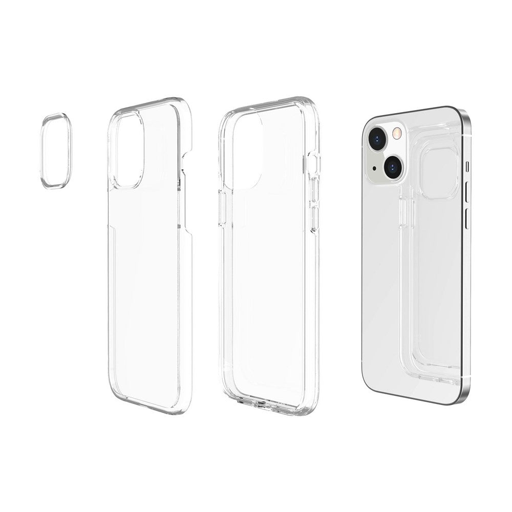 Transparent ridsefast PC+TPU cover til iPhone 13 6.1 tommer