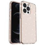 iPhone 13 Pro Max Genomskinligt Glitterpuder Glitter Glänsande Mjukt TPU + Hårt PC Bakstycke
