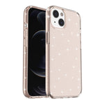 For iPhone 13 mini 5.4 inch Glittery Powder Design Back Cover Soft TPU + Hard PC Drop Protection Phone Case