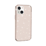For iPhone 13 mini 5.4 inch Glittery Powder Design Back Cover Soft TPU + Hard PC Drop Protection Phone Case