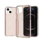 For iPhone 13 mini 5.4 inch Glittery Powder Design Back Cover Soft TPU + Hard PC Drop Protection Phone Case