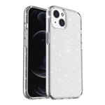 For iPhone 13 mini 5.4 inch Glittery Powder Design Back Cover Soft TPU + Hard PC Drop Protection Phone Case