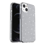 For iPhone 13 mini 5.4 inch Glittery Powder Design Back Cover Soft TPU + Hard PC Drop Protection Phone Case