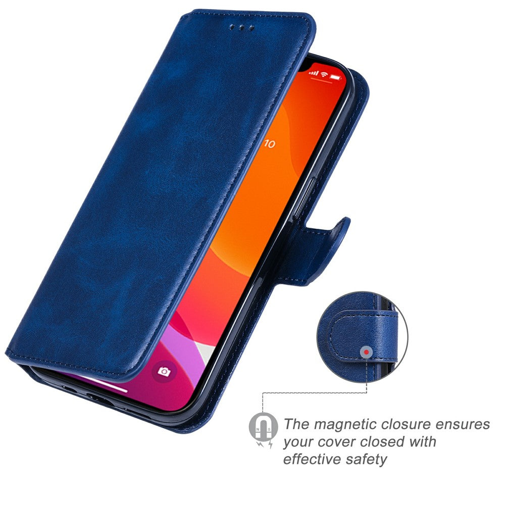 Fuld beskyttende Folio Flip Læderpung Telefonstativ Cover til iPhone 13 6.1 tommer