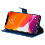 Fuld beskyttende Folio Flip Læderpung Telefonstativ Cover til iPhone 13 6.1 tommer