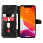 Anti-drop Stand Design Leather Wallet Cell Phone Cover Shell for iPhone 13 Pro Max 6.7 inch
