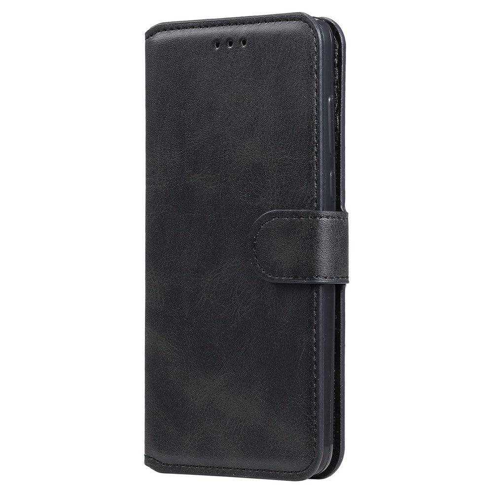 Anti-drop Stand Design Leather Wallet Cell Phone Cover Shell for iPhone 13 Pro Max 6.7 inch