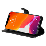 Anti-drop Stand Design Leather Wallet Cell Phone Cover Shell for iPhone 13 Pro Max 6.7 inch