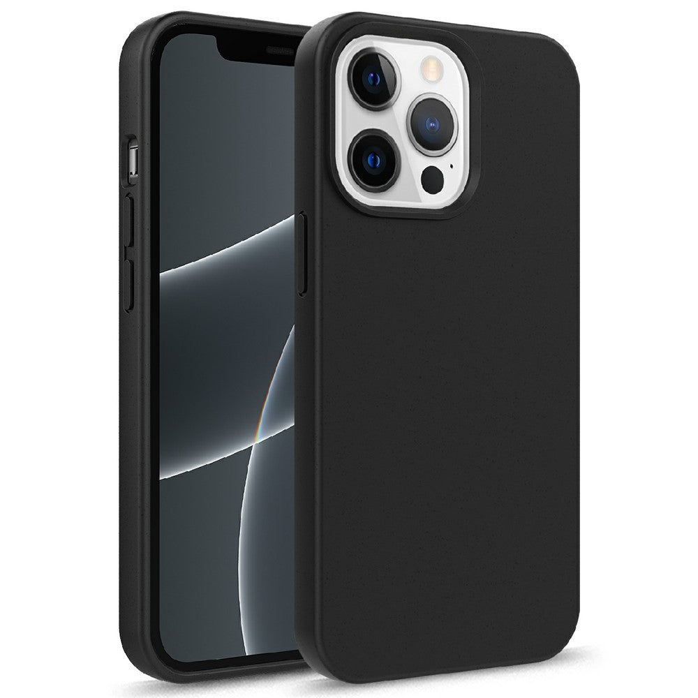 For iPhone 13 Pro Max 6.7 inch Starry Sky Series Starry Sky Series Shockproof Matte Case  Wheat Straw Anti-scratch TPU Protective Phone Cover