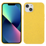 Starry Sky Series for iPhone 13 mini 5.4 inch Phone Case Drop-proof Wheat Straw Style TPU Protective Phone Back Shell