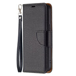 Full Cover Litchi Grain Magnetic Closure Leather Wallet Phone Case for iPhone 13 Pro