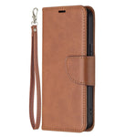 Solid Color PU Leather Wallet Cell Phone Case Shell with Stand for iPhone 13 Pro