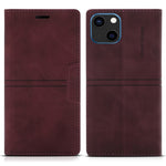 Fantasy Ridsefast Læder Telefon Pung Cover Skal med Auto-Absorbering til iPhone 13 6.1 tommer
