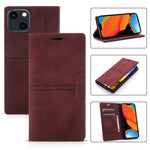 Fantasy Ridsefast Læder Telefon Pung Cover Skal med Auto-Absorbering til iPhone 13 6.1 tommer