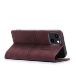 Fantasy Ridsefast Læder Telefon Pung Cover Skal med Auto-Absorbering til iPhone 13 6.1 tommer