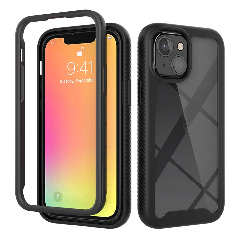 Stødsikker Serie Hybrid Solid Akryl Blød TPU Hård PC Beskyttende Telefoncover til iPhone 13 mini 5.4 tommer