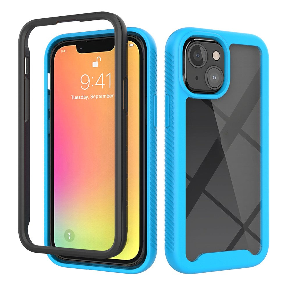 Stötsäkert hybridfodral i solid akryl och mjuk TPU samt hård PC för iPhone 13 mini 5.4 tum