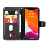 Drop-resistant Zipper Pocket Leather Wallet Phone Shell for iPhone 13 mini 5.4 inch