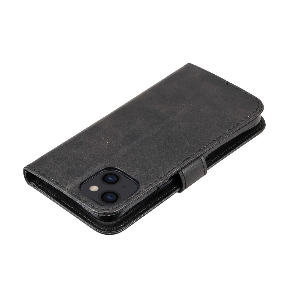 Fuld beskyttende lynlåslomme læderpung cover til iPhone 13 6.1 tommer