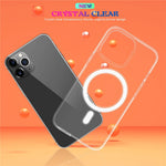Plastic and Soft TPU Magnetic Case Support Wireless Charging Shockproof Shell for iPhone 13 Pro Max 6.7 inch