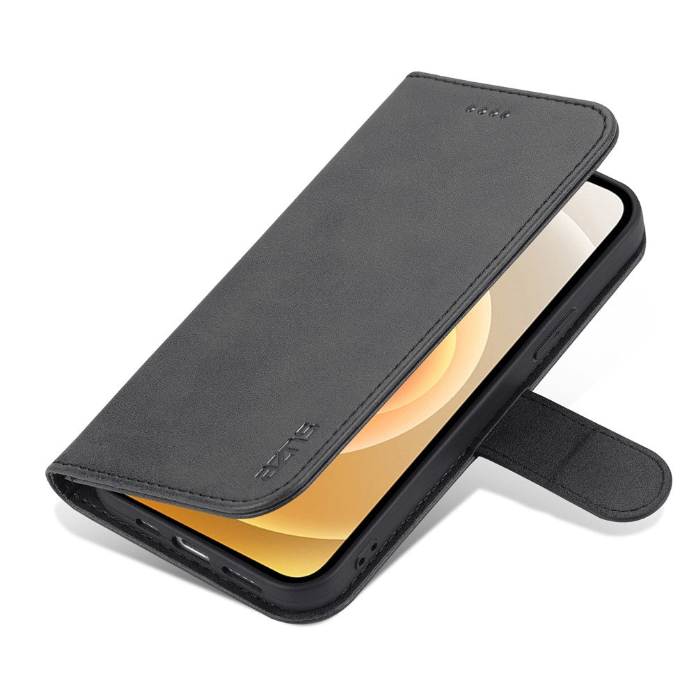 AZNS Velbeskyttet Wallet Stand Design Lædertelefoncover til iPhone 13 mini 5.4 tommer