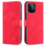 AZNS Velbeskyttet Wallet Stand Design Lædertelefoncover til iPhone 13 mini 5.4 tommer