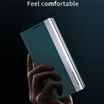 Strong Magnet Leather with PC Inner Folio Flip Plated Stand Case for iPhone 13 mini 5.4 inch