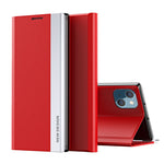 Strong Magnet Leather with PC Inner Folio Flip Plated Stand Case for iPhone 13 mini 5.4 inch
