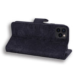 Imprint Flower Design PU Leather Flip Wallet Bookstyle Magnetic Stand Protection Cover for iPhone 13 Pro Max 6.7 inch