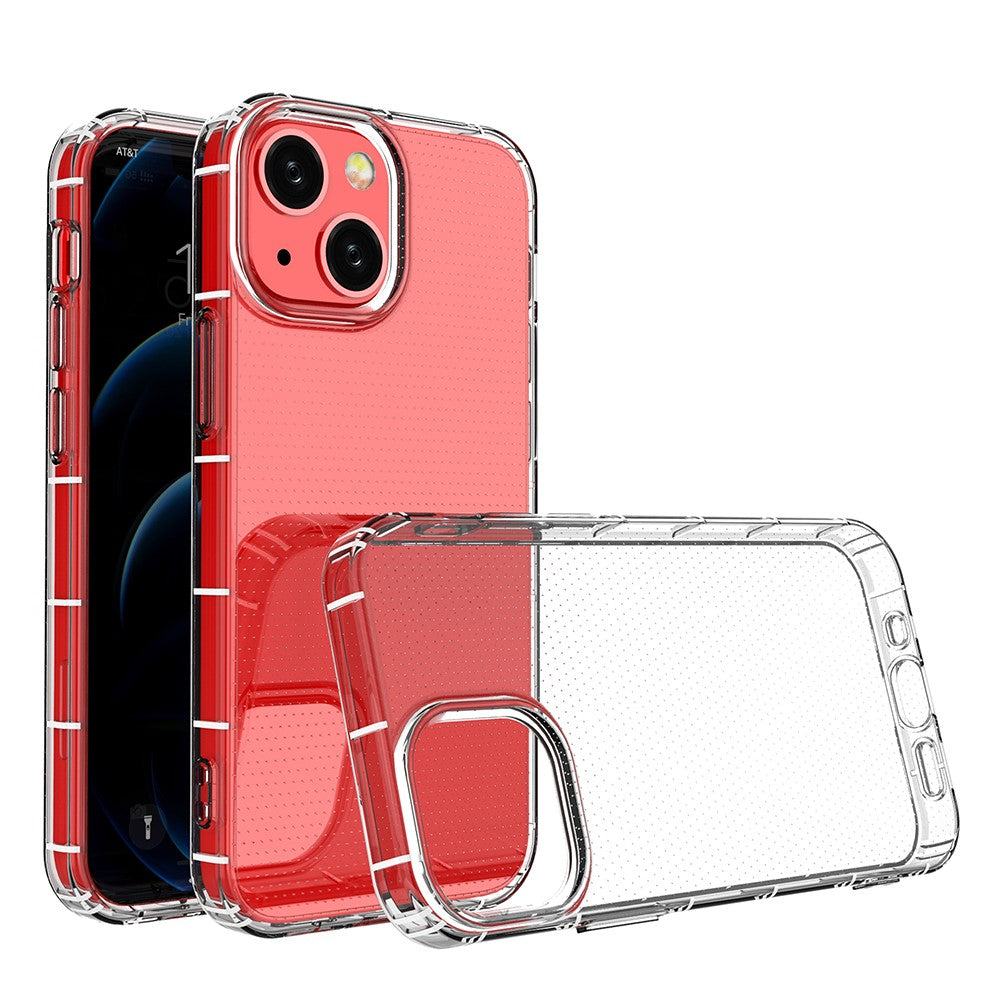 Klart blødt TPU-mobiltelefoncover, stødsikkert beskyttelsesetui til iPhone 13 mini 5,4 tommer