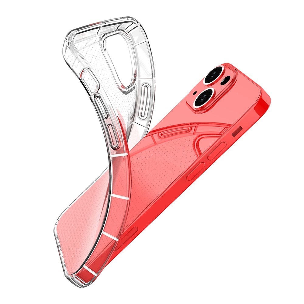Clear Soft TPU Cell Phone Case Drop-proof Cover Protector Shell for iPhone 13 mini 5.4 inch