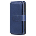 For iPhone 13 Leather Case with 10 Card Holder Phone Cover Stand