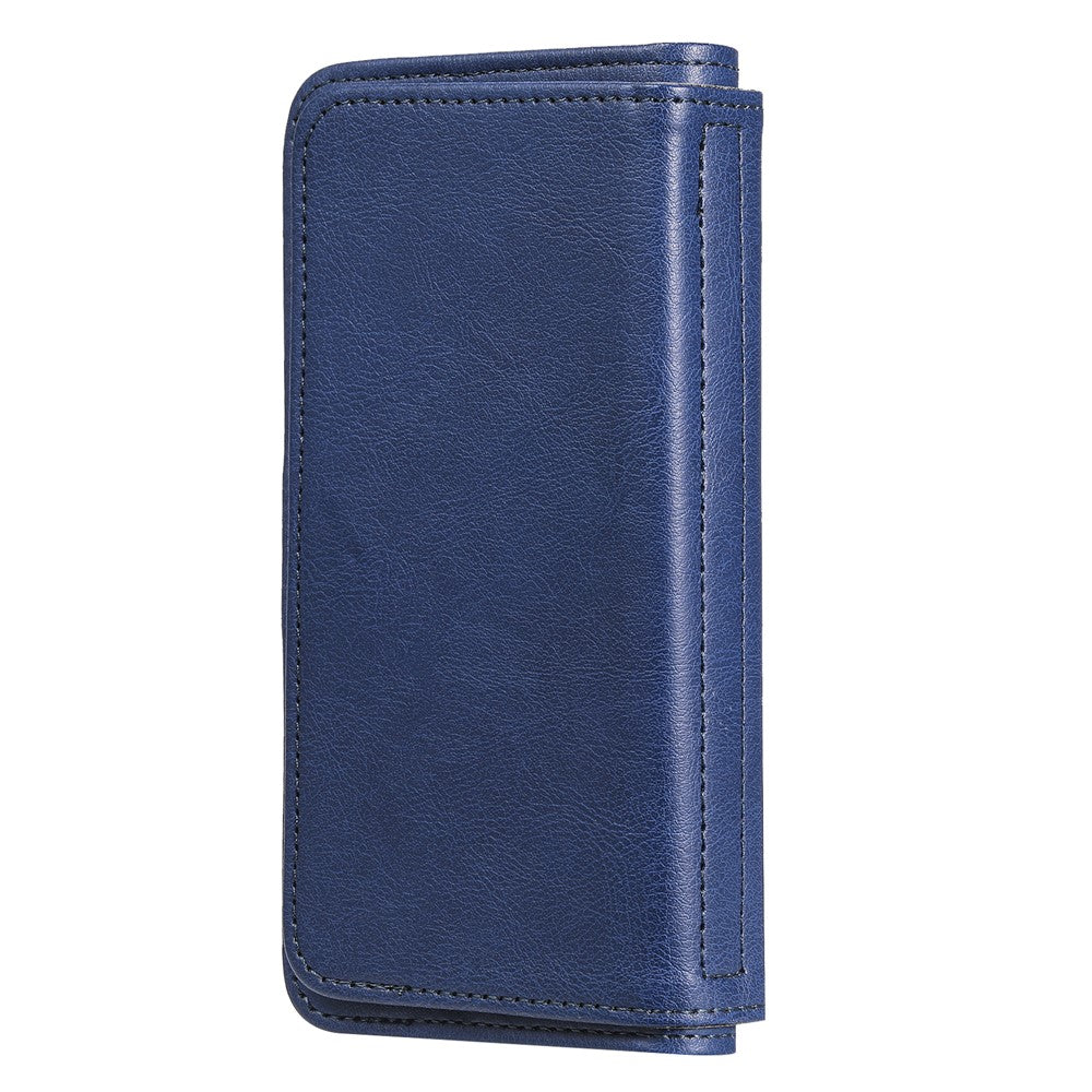 For iPhone 13 Leather Case with 10 Card Holder Phone Cover Stand