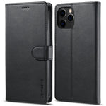 LC.IMEEKE Stötsäkert PU-läderskal med stativ, plånboksdesign för iPhone 13 Pro Max 6,7 tum