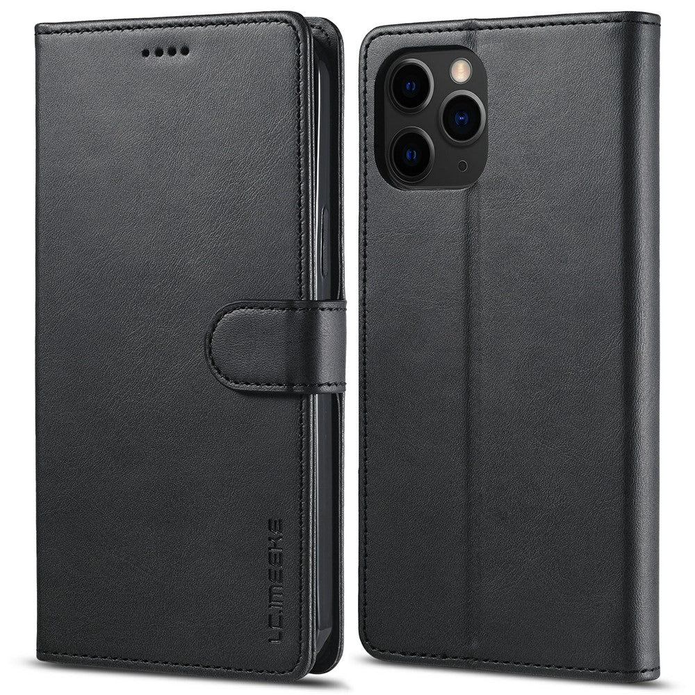 LC.IMEEKE Stötsäkert PU-läderskal med stativ, plånboksdesign för iPhone 13 Pro Max 6,7 tum