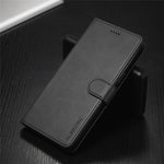 LC.IMEEKE PU-læder telefonbeskyttelsescover til iPhone 13 6.1 tommer folio flip pung, kortholder og stativdesign